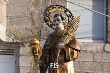 Romería popular, procesión y misa en El Caracol en la despedida de sus fiestas/TA y Francisco Javier Santana.
